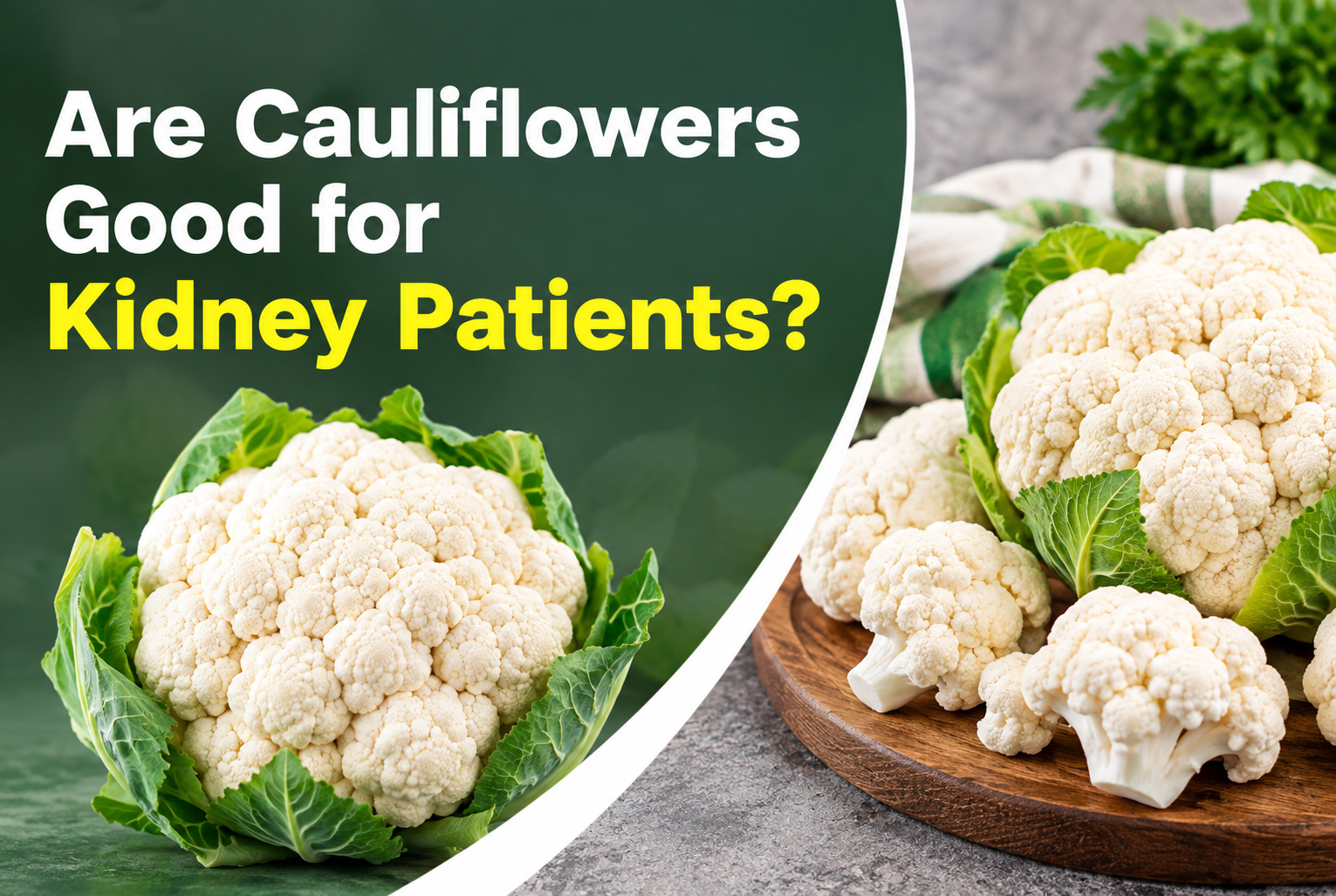 Are Cauliflowers Good for Kidney Patients?